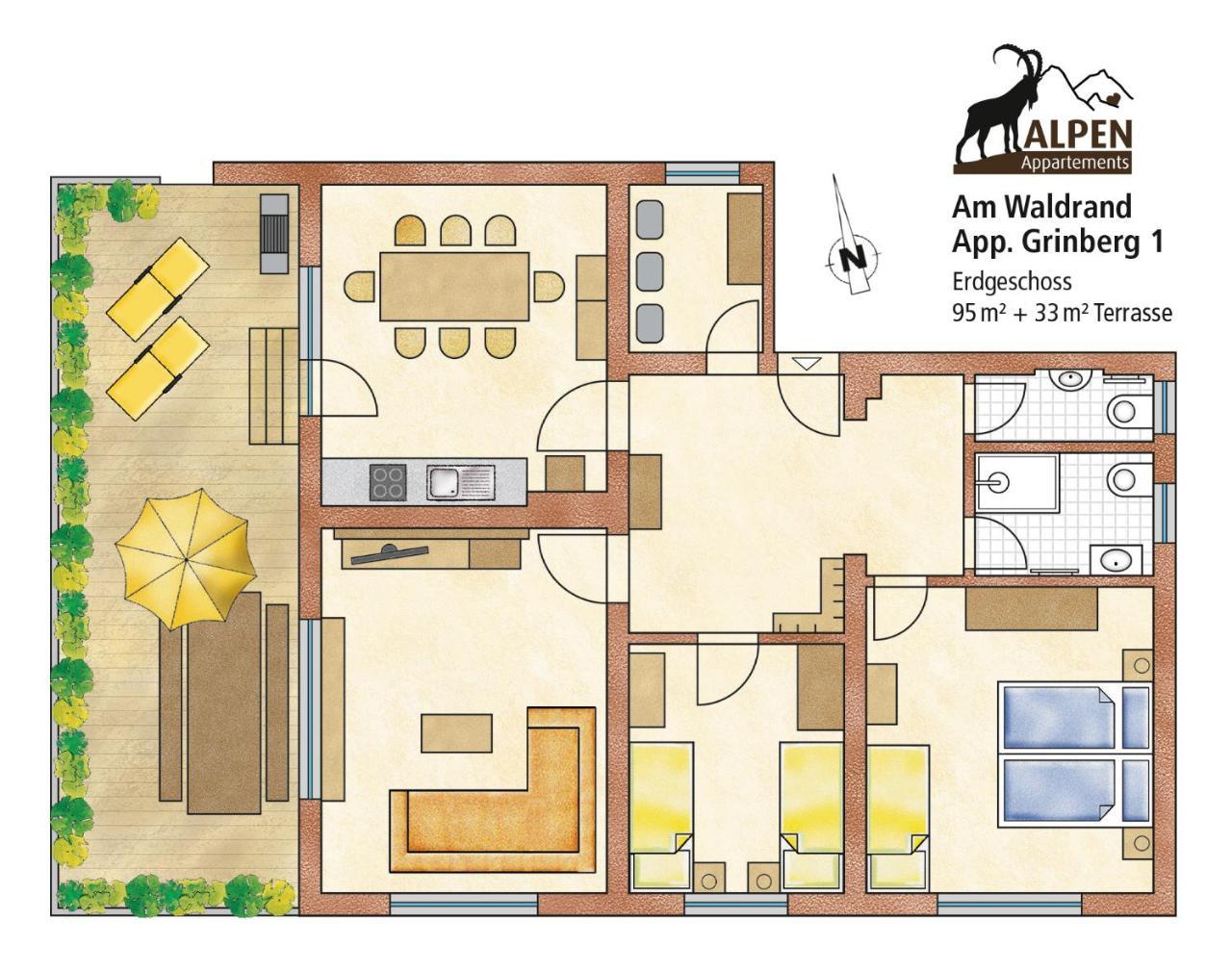 Alpen Appartements Hochmuth 迈尔霍芬 外观 照片